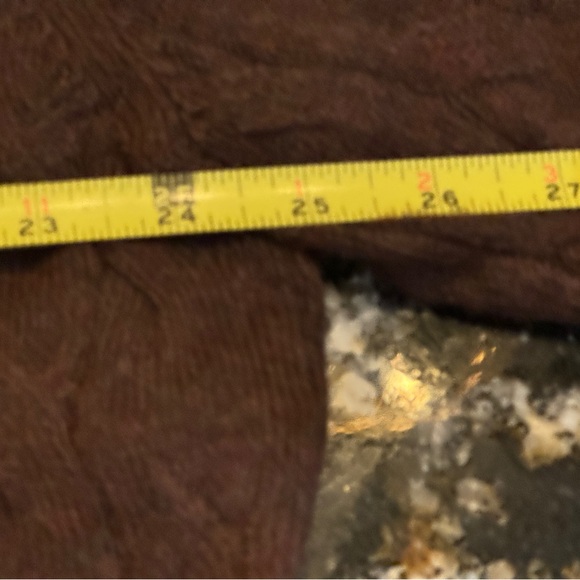 NWT Daniel Cremieux XL 100% Alpaca wool Beautiful Brown Cable pattern - Picture 4 of 5